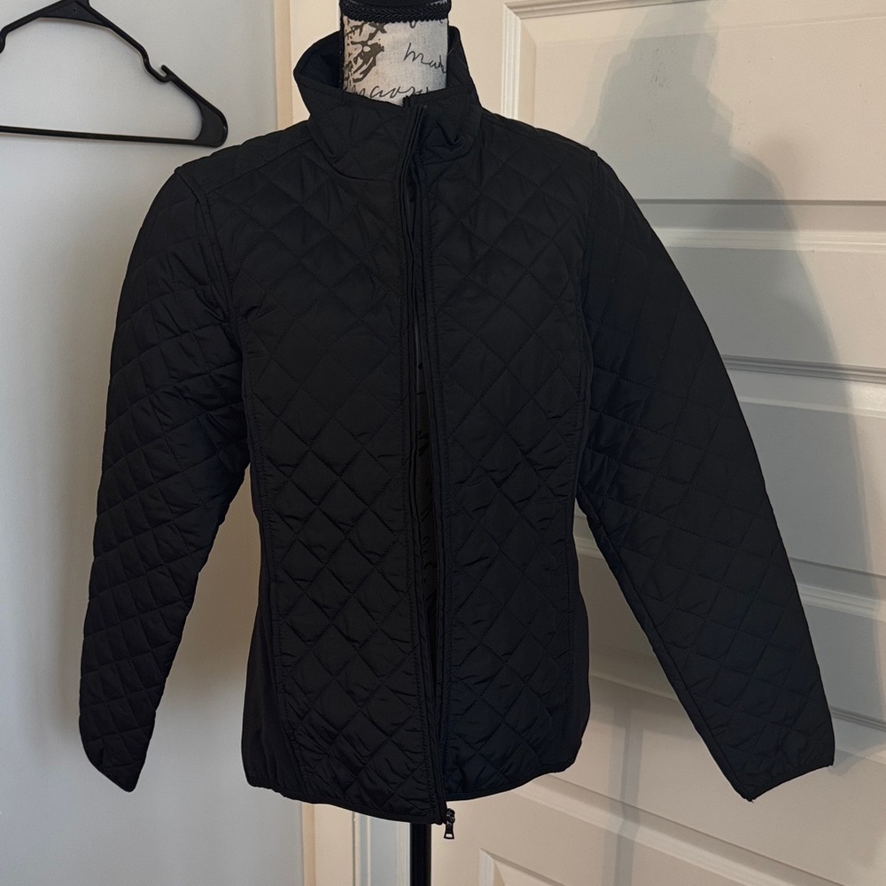 Banana Republic Black Quilted Puffer Jacket